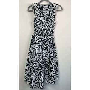 Styche Gauzy Lightweight Ruffle Wrap Dress Women's Size Medium